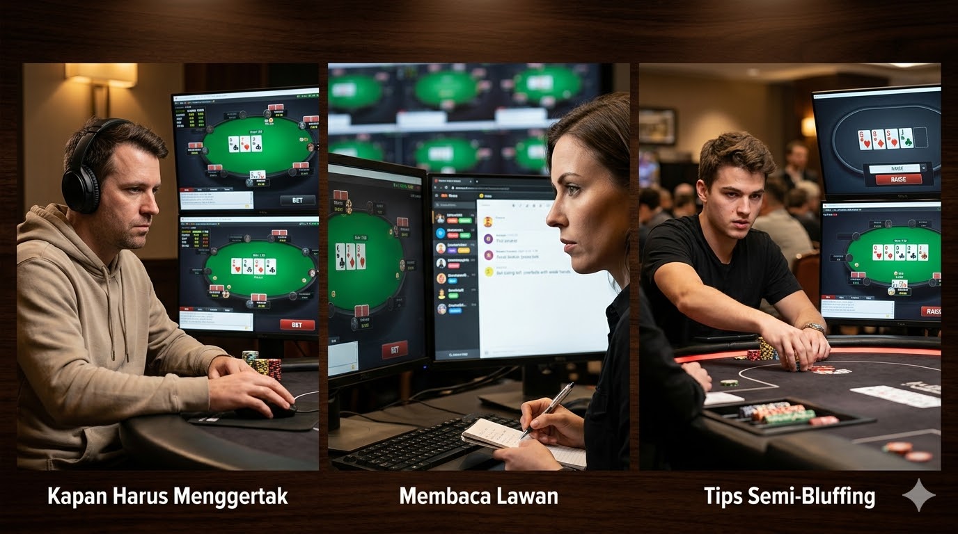 Strategi Bluffing di Poker Online: Seni Memenangkan Pot Tanpa Kartu Bagus